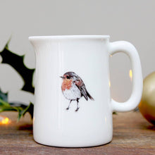 Load image into Gallery viewer, Robin Fine Bone China Mini Jug in a Gift Box