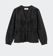 Load image into Gallery viewer, Nina Washed Black Jacket