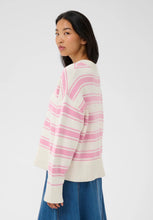 Load image into Gallery viewer, Part Two SerafinePW Pullover Orchid Smoke Stripes
