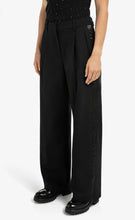 Load image into Gallery viewer, Yasmine Wide Leg Trs Black