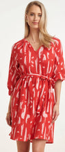 Load image into Gallery viewer, Sadie Red Shift Dress