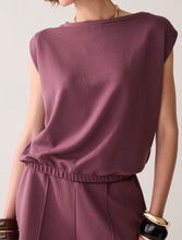 Load image into Gallery viewer, Summum Scuba Top Deep Fig