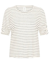 Load image into Gallery viewer, Part Two BrizettePW Tee Navy Stripe *NEW