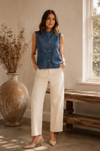 Load image into Gallery viewer, Lara Denim Top