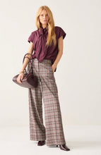 Load image into Gallery viewer, Summum Burgundy Check Trousers