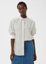 Load image into Gallery viewer, Part Two SavannaPW Blouse Fig Stripe