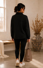 Load image into Gallery viewer, Nora Sweatshirt in Black