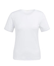 Load image into Gallery viewer, Yaya White Tee Mesh trim