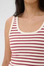 Load image into Gallery viewer, Part Two Roselyn Vest Russet Stripe *NEW