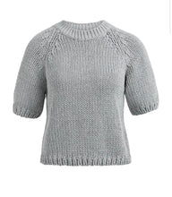 Load image into Gallery viewer, YaYa Chunky Knit Sweater Iron Grey