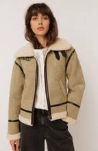 Load image into Gallery viewer, Nina Shearling Aviator Jacket