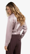 Load image into Gallery viewer, Yasmine Satin Blouse with elastic hem