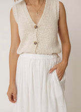 Load image into Gallery viewer, Nina White Broderie Anglaise Midi Skirt