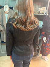 Load image into Gallery viewer, Lauren Black Tweed Jacket
