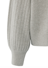 Load image into Gallery viewer, Yasmine Ribbed Sweater Mocha