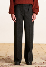 Load image into Gallery viewer, Faye Black Flecked Trouser