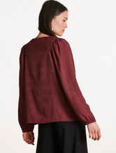 Load image into Gallery viewer, Faye Burgundy Top