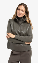 Load image into Gallery viewer, Yasmine Faux Leather Sleeveless Top