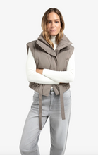 Load image into Gallery viewer, Yasmine Jacket with Zip Off Sleeves Taupe Grey