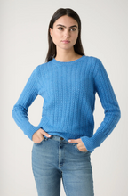 Load image into Gallery viewer, More and More Powder Blue Cableknit