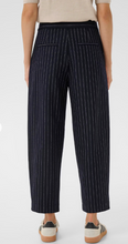 Load image into Gallery viewer, Part Two Solbritt Trouser Navy Pinstripe