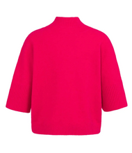 Load image into Gallery viewer, YaYa Sweater with 3/4 sleeve Rose Red