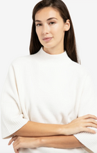 Load image into Gallery viewer, YaYa Sweater with 3/4 sleeve Snowfall White
