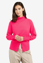 Load image into Gallery viewer, YaYa High Neck Knit with button detail