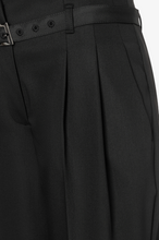 Load image into Gallery viewer, More and More Black Wide Leg Trouser