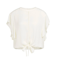 Load image into Gallery viewer, Yaya Flowy Top in Ivory White