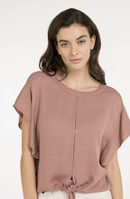 Load image into Gallery viewer, Yaya Flowy Top in Burlwood Pink