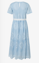 Load image into Gallery viewer, More & More Blue Embroidered Dress