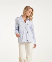 Load image into Gallery viewer, Sadie Embellished Stripe Shirt (26113)