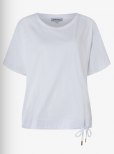 Load image into Gallery viewer, More & More White Drawstring Top