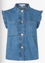 Load image into Gallery viewer, More & More Denim Blouse