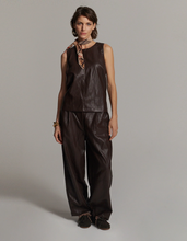 Load image into Gallery viewer, Summum Faux Leather Top