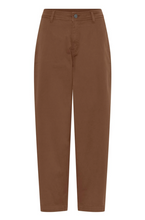 Load image into Gallery viewer, Charlie Barrel Trousers Chocolate