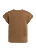 Load image into Gallery viewer, Jacquard knit top with cap sleeves