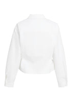 Load image into Gallery viewer, Poplin blouse with adjustable waist and long sleeves