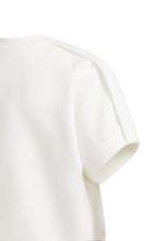 Load image into Gallery viewer, Sleeveless sweatshirt with pleated shoulder detail