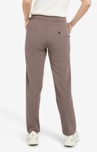 Load image into Gallery viewer, Woven trousers with asymmetrical waistband and straight fit