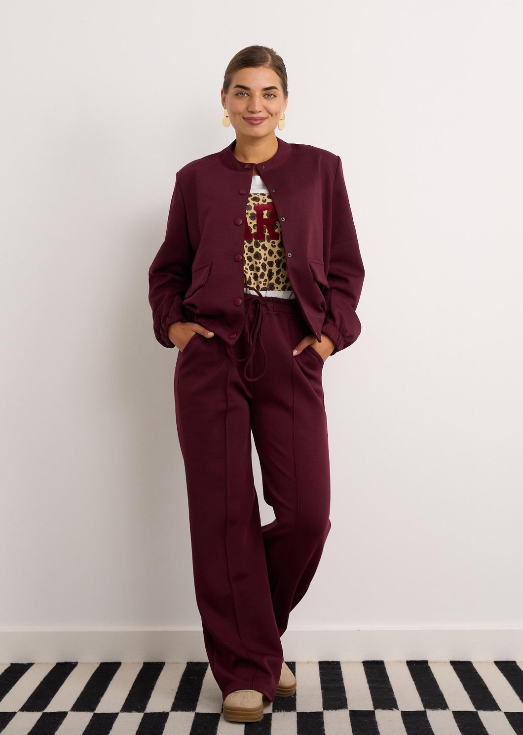 Connie Burgundy Co-Ord