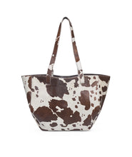 Load image into Gallery viewer, Depeche Cow Print Shopper
