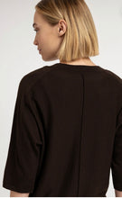 Load image into Gallery viewer, Yaya V Neck Sweater Chocolate
