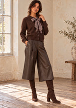 Load image into Gallery viewer, Willow Chocolate Faux Leather Trousers
