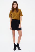 Load image into Gallery viewer, Clara Velvet Sparkle Mini Skirt
