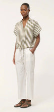 Load image into Gallery viewer, Humility Khaki Stripe Blouse
