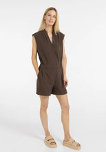 Load image into Gallery viewer, Yaya Chocolate Playsuit
