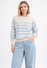 Load image into Gallery viewer, Nora Lightweight Blue Stripe Sweater
