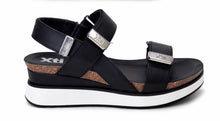 Load image into Gallery viewer, Black/Cork Sandal
